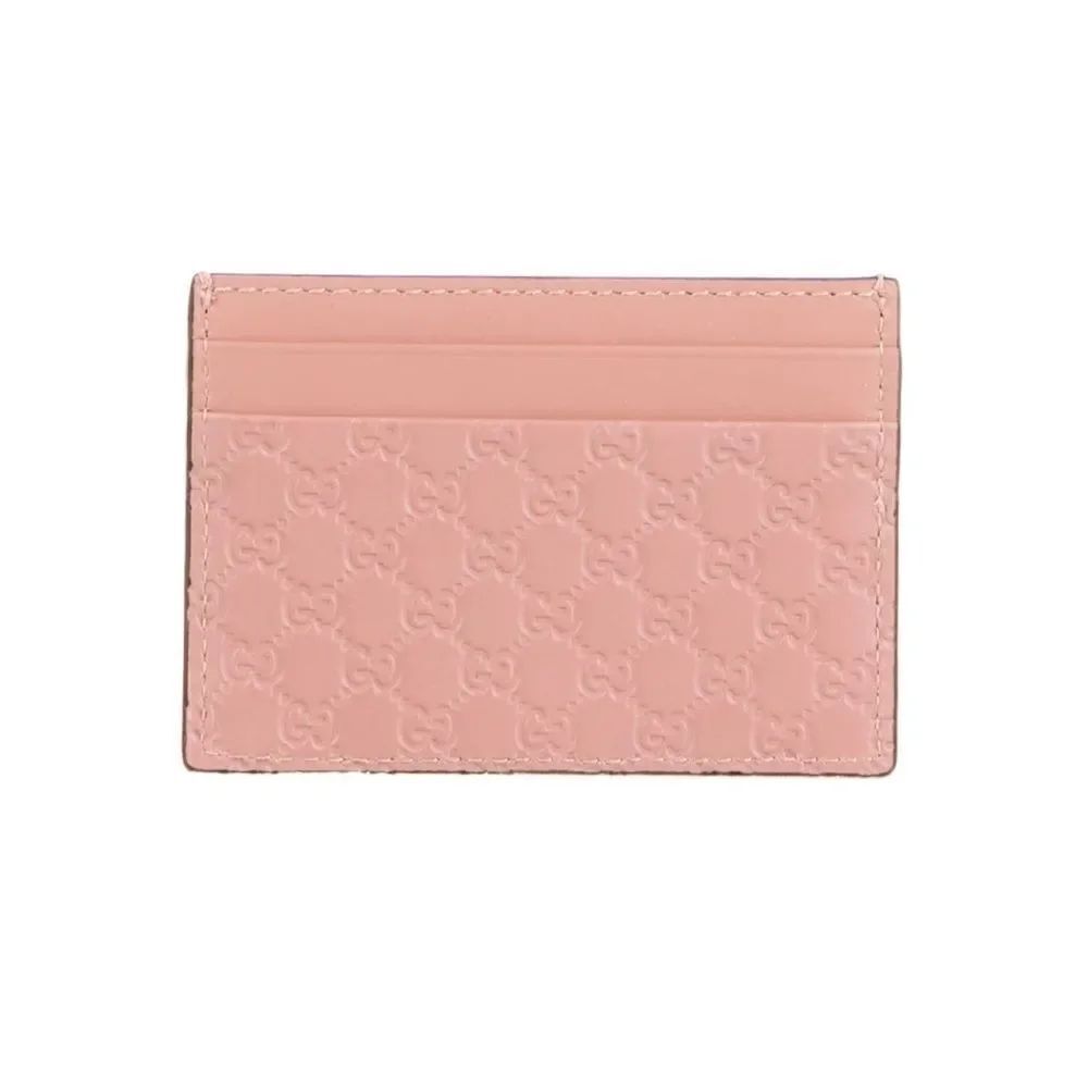 GUCCI Microguccissima Pattern Leather Card Holder NEW - Picture 2 of 9